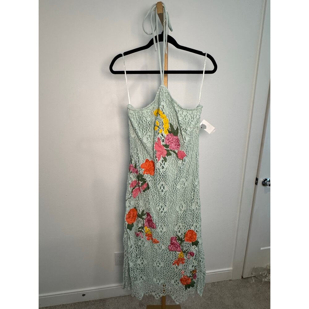 Mestiza New York | Maria Crocheted Cotton Midi-Dress - Picture 5 of 9